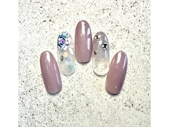 ミュナ(myuna)/紫陽花ネイル