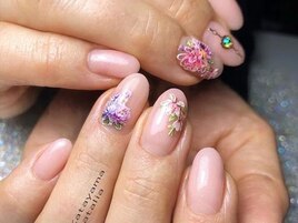 アート(ネイルシール)4本¥7000