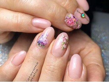 ビューティーエステ ケイトアンドハニー(Beauty Esthe Kate&Honey)/アート(ネイルシール)4本¥7000