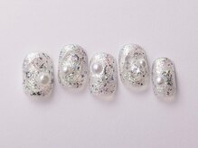 アイネイルズ 恵比寿店(I nails)/グリッターぷっくり夏10480円