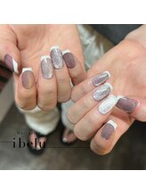 イベル 京橋店(ibelu)/マグネット×フレンチネイル