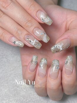 ネイルユー(Nail Yu)/手書きレースリボン