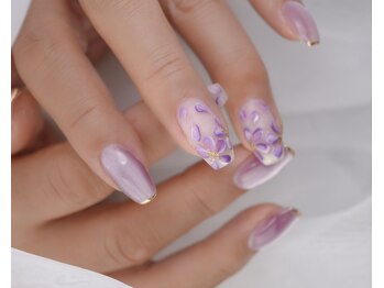 ネイルハウス(Nail house)/散る花びら