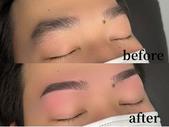 エムズアイブロウ 大和西大寺(M’sアイブロウ)/メンズハリウッドブロウリフト