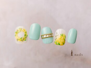 アイネイルズ 横浜EAST店(I-nails)/ミモザネイル