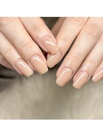 ヌーディーベージュワンカラー