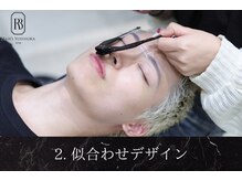 ヘアーズヨシオカ(HAIR'S YOSHIOKA)/眉毛WAXで「理想の眉」を