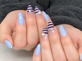 ブルーボーダーネイル