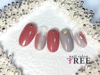 ネイルサロン トゥリー(TREE)/秋カラー塗りかけネイル!