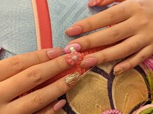 エムスラッシュ ネイル センター北店(M.SLASH)/成人式フラワーオーダーチップ