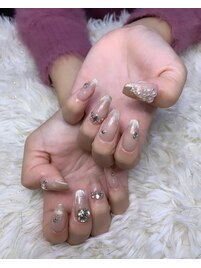 クリスマスネイル