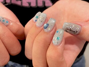 シェリーラメール 原宿店(cherie la mer)/アイスブルーネイル
