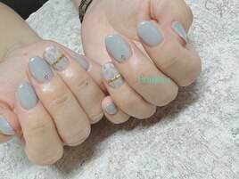 ヒョウ柄ネイル