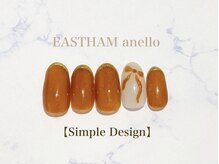 イーストハムアネーロネイル(EAST HAM anello nail)/定額シンプルデザイン