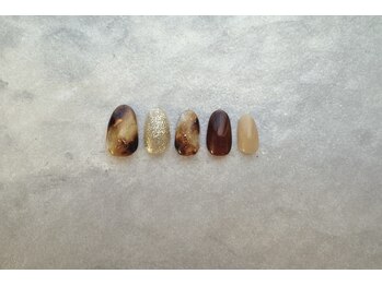 べっ甲ネイル☆