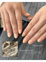 ビースタジオブランジュ(B STUDIO blange)/ベージュ/ワンカラー/上品ネイル