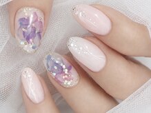 ノーラスリエン(Nolaslien)/梅雨ネイル　紫陽花パラジェル　
