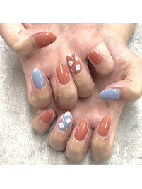 2026夏ネイル【花柄ネイル】