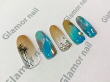 グラマーネイル(Glamor nail)/リゾート×グラデーション