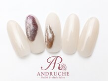アンドルーチェ なんばパークス店(ANDRUCHE)/シンプル×ギャラクシーネイル