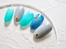 ネイルサロン ブランシュール(Nail Salon Blancheur)/さわやかデニムネイル