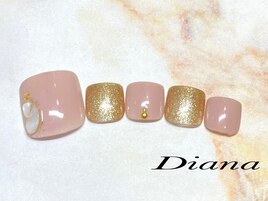 定額ネイル　6600円　D‐018