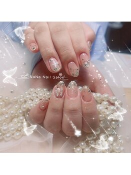 シーシーナナ ネイルサロン(CC NaNa Nail Salon)/持ち込み★キラキラ上品ネイル