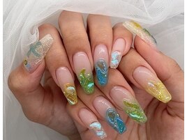 ラメグラデーション