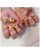 ハヌル(haneul.)/ひまわり×ミントグリーン