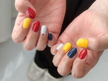 ワンアンドオンリー(One&Only)/ビビットカラー×ハートネイル