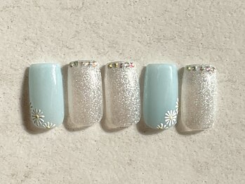 手描きフラワーアート