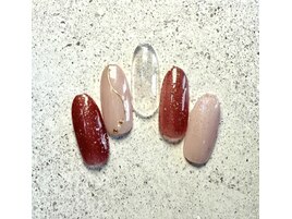 キラキラミラーネイル