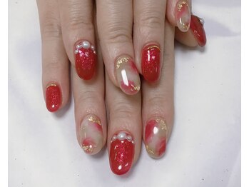 ネイルサロン ビューティーマジック 川口店/ガーリーネイル