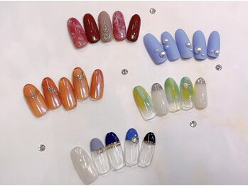 ヴィーナネイル 呉店(VinaNail)/2月定額アート★シンプルコース