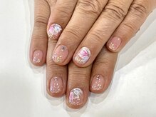 ハンスム 下北沢(Hansum)/フラワーキラキラネイル