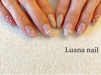 ルアナネイル(Luana nail)/ツイード柄ネイル