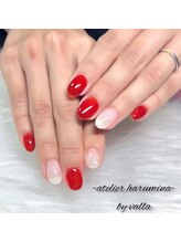アトリエハルミナ バイ バラ 三島店(atelierharumina by valla)/上品大人っぽネイル