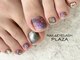 アイラッシュプラザ 南森町店(EYELASHPLAZA)の写真/トレンドのマグネットネイル!高い技術力で『ケア』にこだわる実力派☆フットネイル＊親指アートも大人気♪