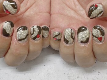 ハニービービー(Honey Bee Bee)/バレンタインニュアンスネイル