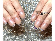 バロン 町田店(BARON)/ジェルガラスフレンチ♪