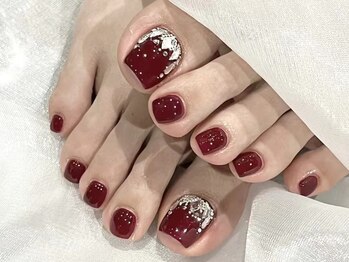 ネイルモンスター 道玄坂店(NAILMONSTER)の写真/【当店大人気★高品質フットネイル】シンプル～季節に合わせたデザインまで幅広く対応◎足元から女子力UP♪