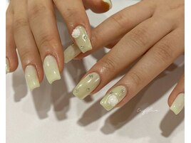 ～ミント×オーロラネイル～