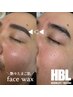 【ハリウッドブロウリフト＋艶たまご肌】HBL+face wax全顔60分