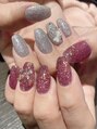 マカロン 郡山富田店(macaron) nailが好きで大体ピンクです笑(´ω`)[郡山/マツエク/眉毛]