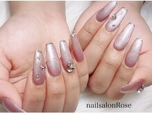 ローズ(Rose)の雰囲気（マグネットネイル人気です(^^)）
