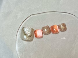 7月フットネイル
