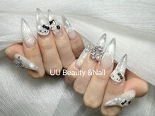 ユーユービューティネイル 上野御徒町店(UU Beauty&Nail)/雪の結晶マグネットキティちゃん