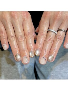 綺麗め春デザインネイル♪