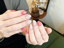 ディオーネ ネイルスタジオ(Dione)/上品な大人レースネイル