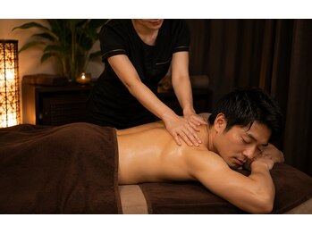 ナチュラルグレイス 池袋(Natural Grace)の写真/【OPEN記念★10分延長】極上リンパ+炭酸ヘッドスパ 110分+延長10分 計120分￥16,000◆メンズ専門の極上時間